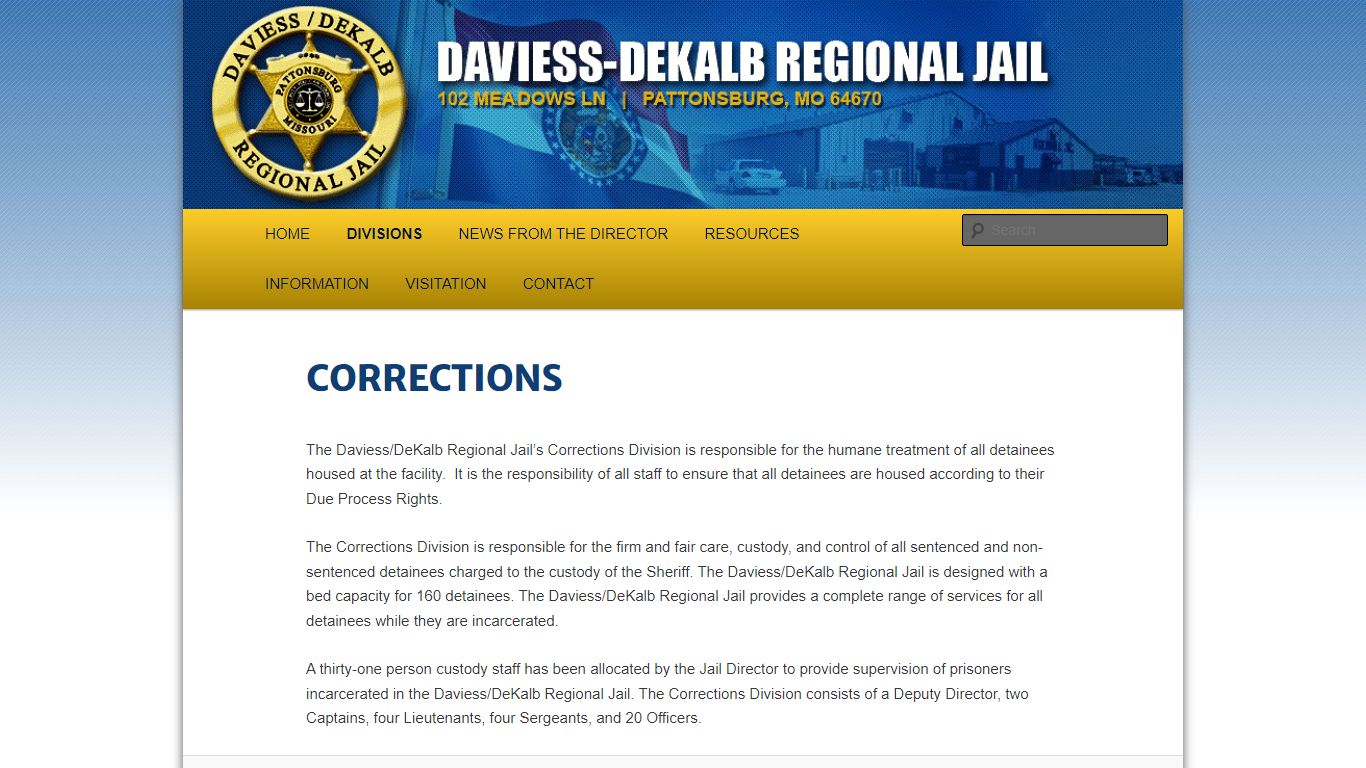 CORRECTIONS | Daviess/Dekalb Regional Jail Website